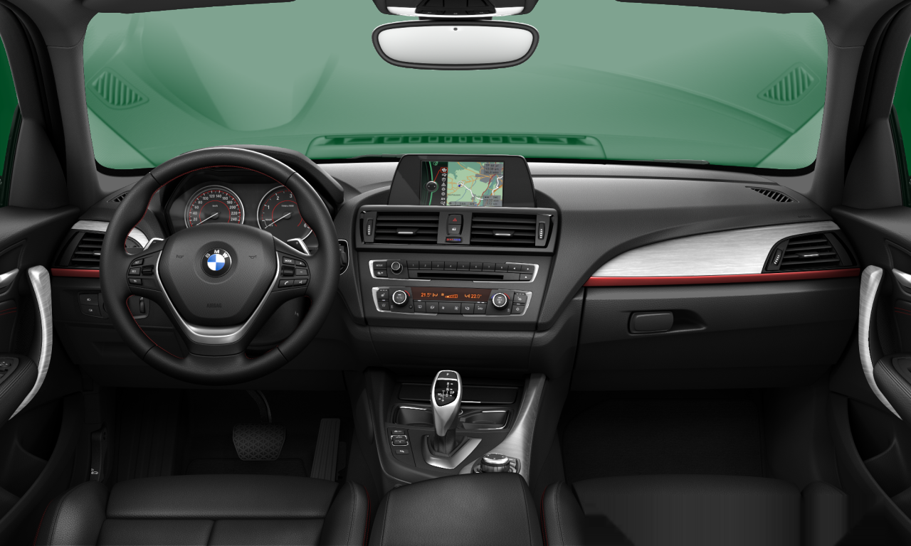 Interior of 2012 BMW 120d (F20), VIN WBA1C31030E893356