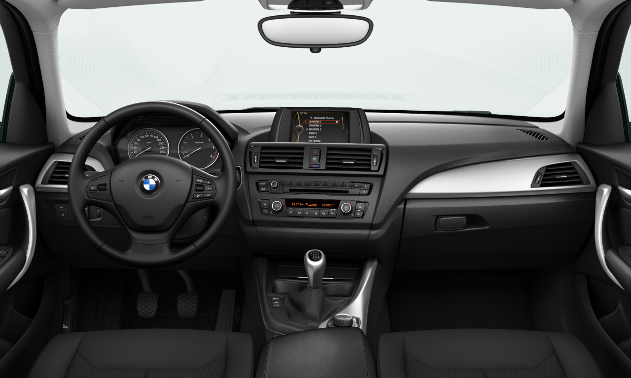 Interior of BMW 116d (F20), VIN WBA1C71000E968506