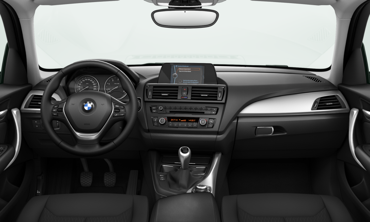 Interior of BMW 116d (F20), VIN WBA1C71050J262705