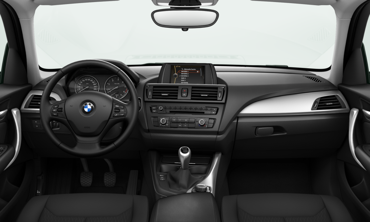 Interior of 2012 BMW 116d (F20), VIN WBA1C71090J256728