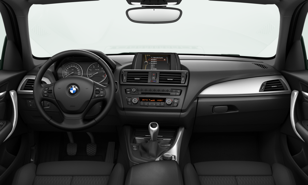 Interior of BMW 116d EfficientDynamics Edition (F20), VIN WBA1C91000J503744