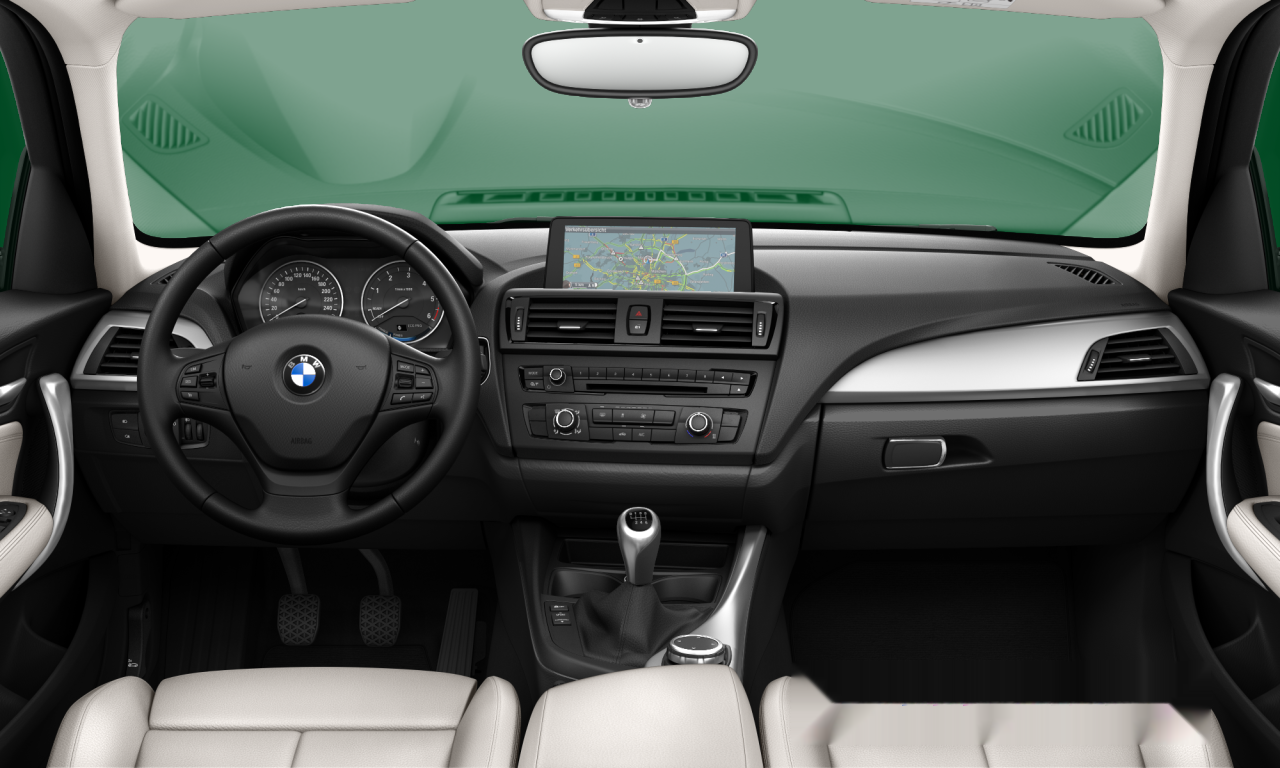 Interior of BMW 116d EfficientDynamics Edition (F20), VIN WBA1C91010P991583