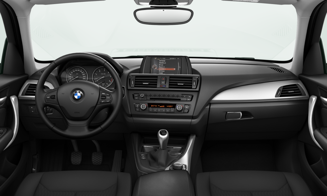 Interior of 2015 BMW 116d EfficientDynamics Edition (F20), VIN WBA1C91020P991141