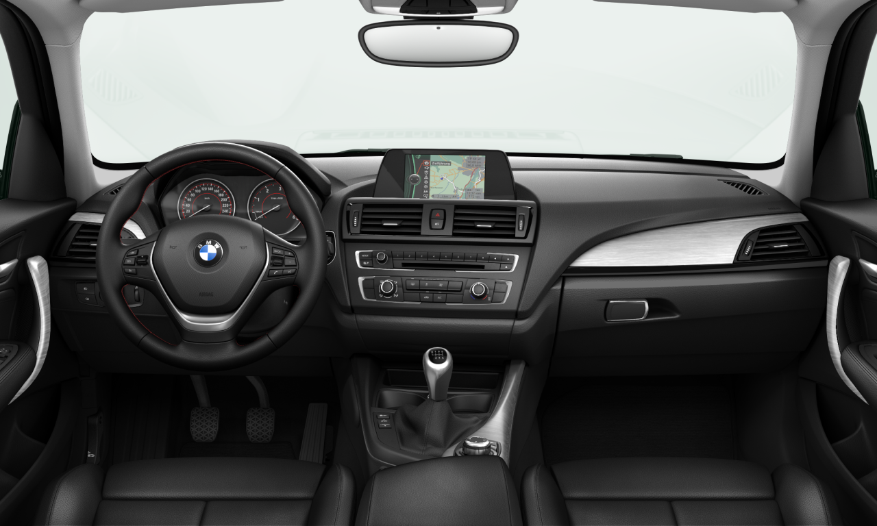 Interior of 2014 BMW 116d EfficientDynamics Edition (F20), VIN WBA1C91070J524736
