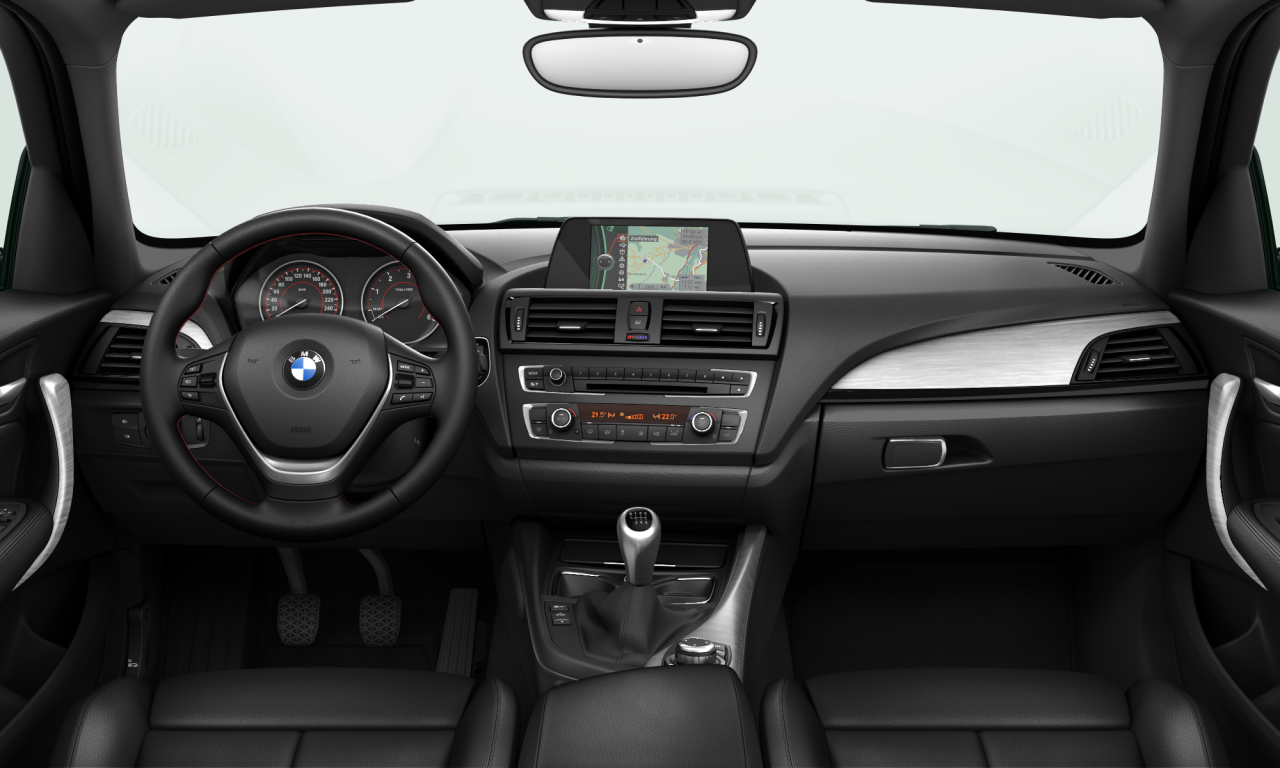 Interior of 2013 BMW 116d EfficientDynamics Edition (F20), VIN WBA1C910X0J508725