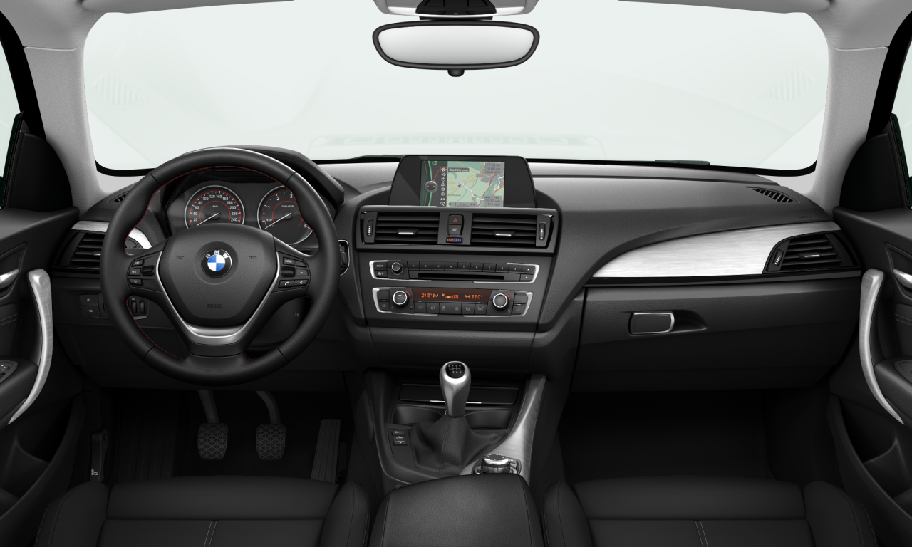 Interior of BMW 118d (F21), VIN WBA1E11060J686529
