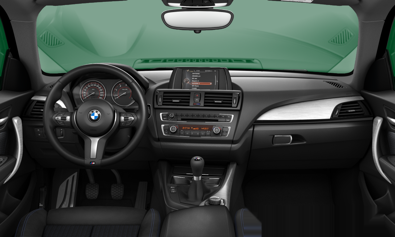 Interior of BMW 118d (F21), VIN WBA1E11060J688202
