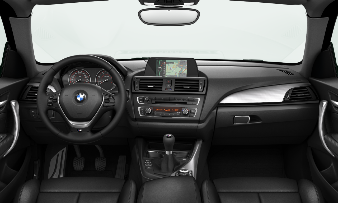 Interior of 2013 BMW 120d (F21), VIN WBA1E31030J586268