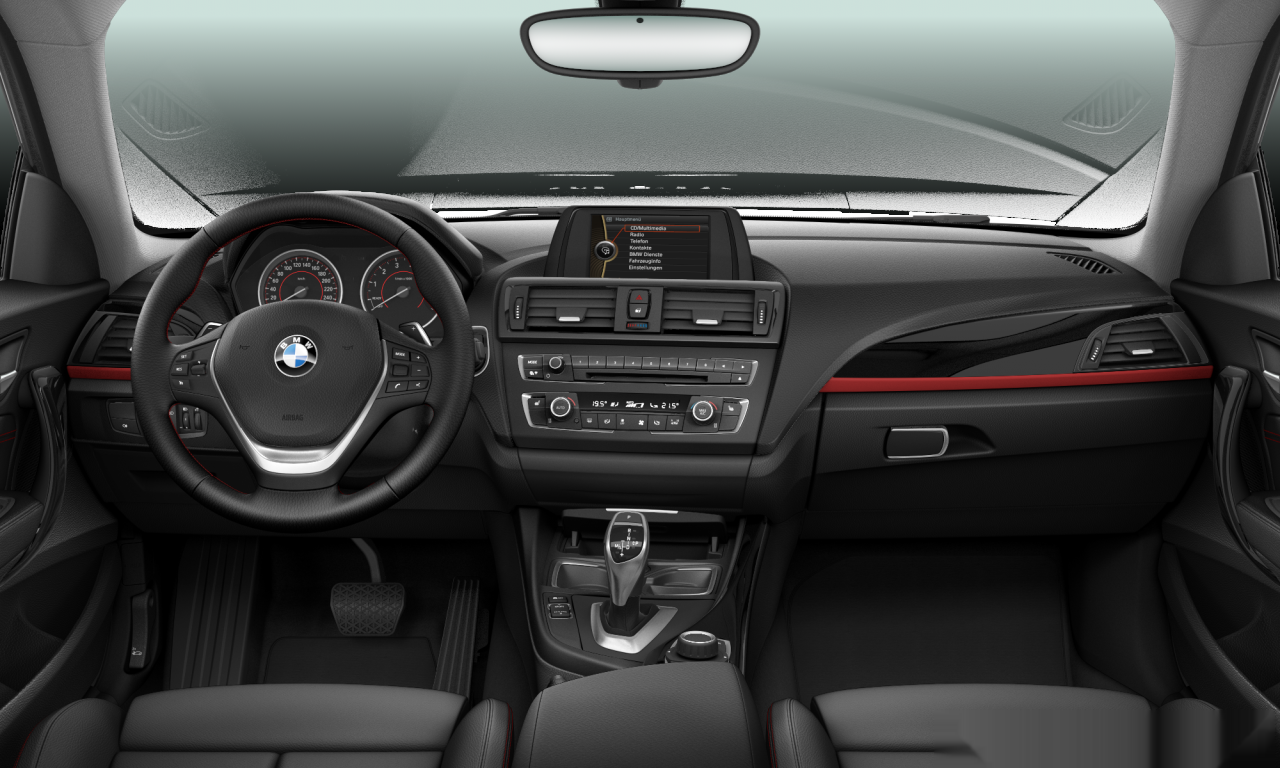 Interior of 2014 BMW 220i (F22), VIN WBA1J11040V251917