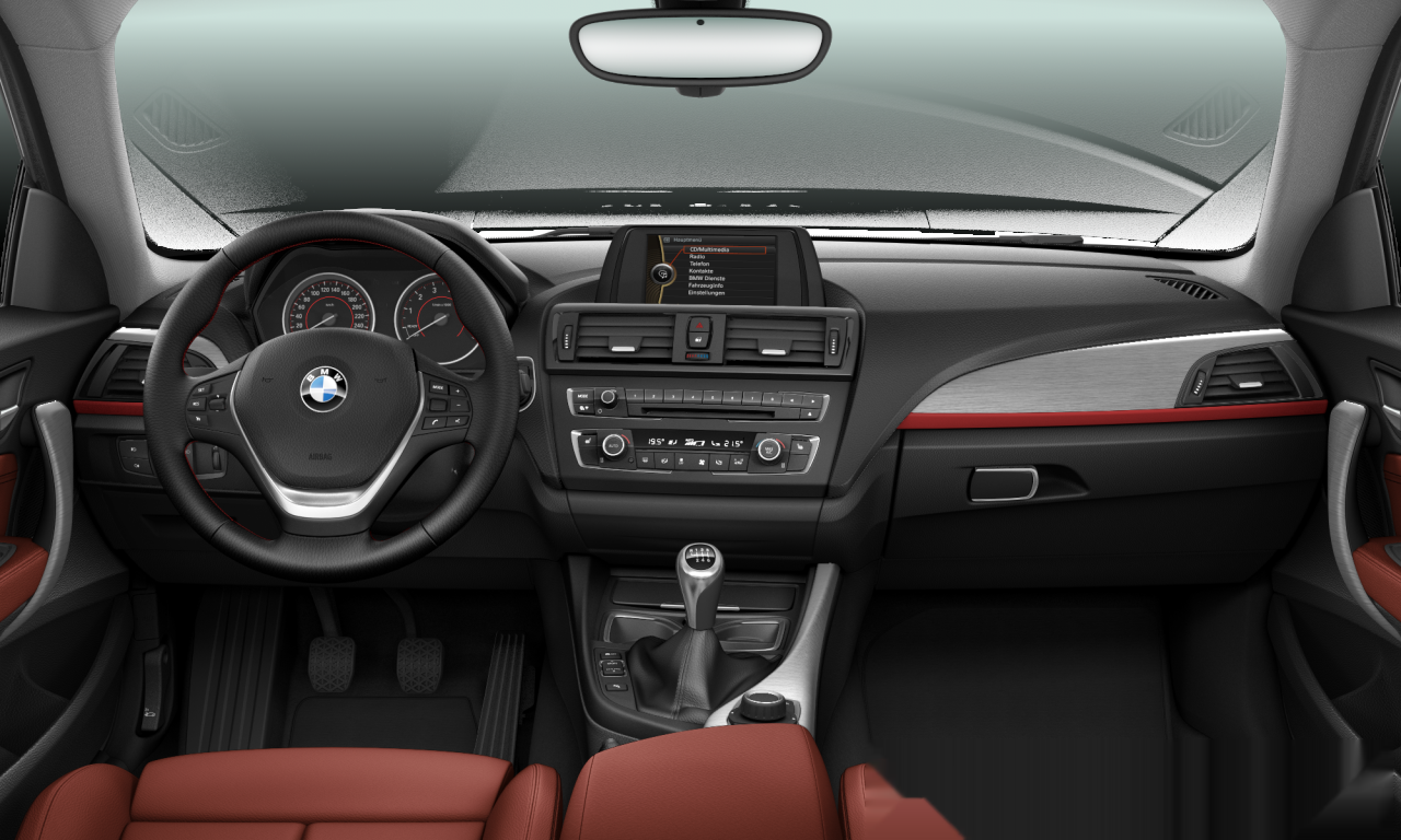 Interior of BMW 220i (F22), VIN WBA1J11090VX30804