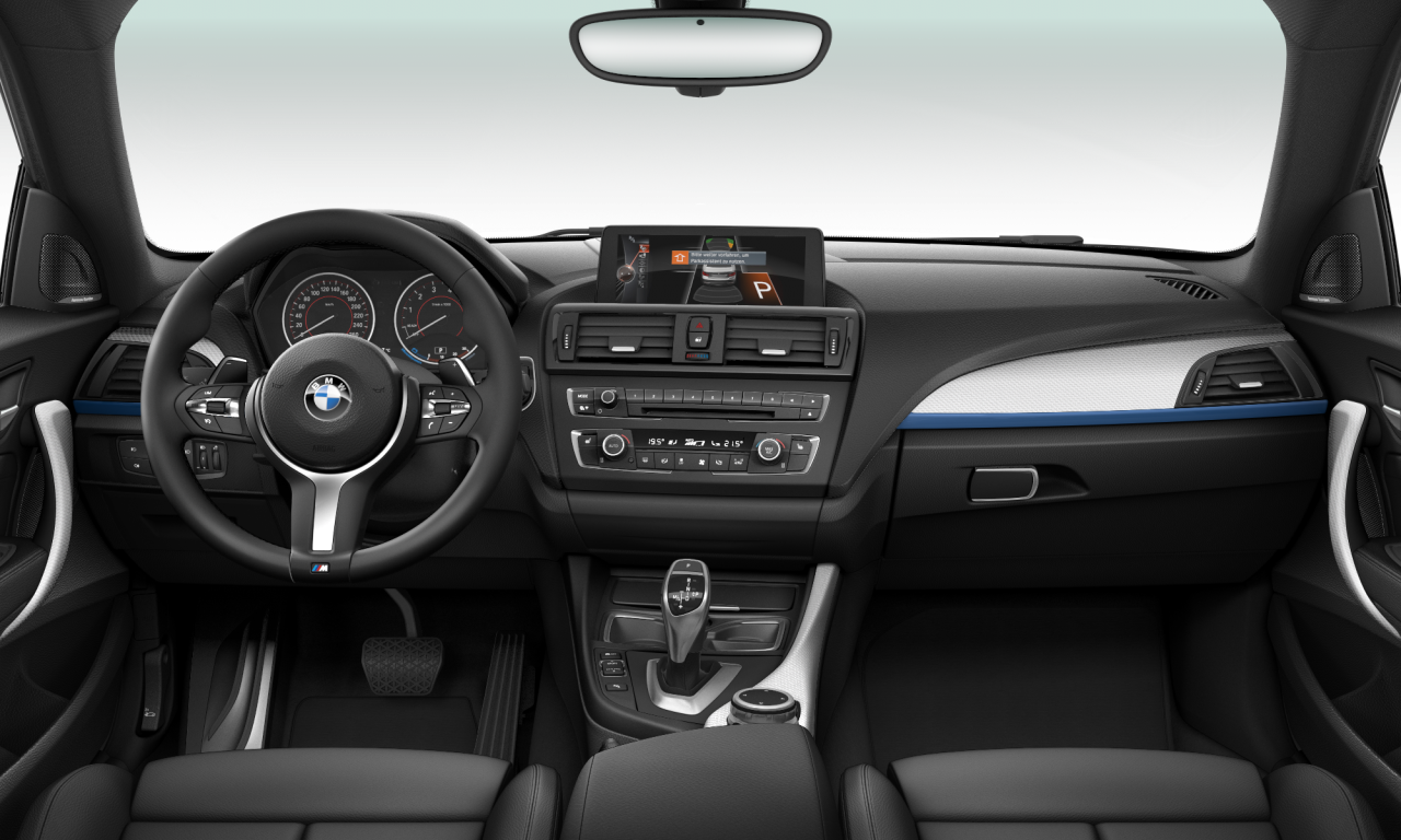 Interior of 2020 BMW 220i (F22), VIN WBA1J12050VW95211