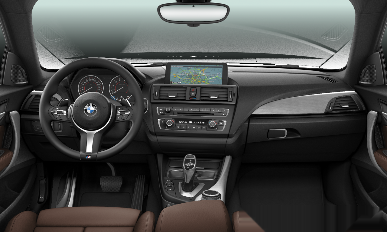Interior of BMW M235i (F22), VIN WBA1J72010V229665