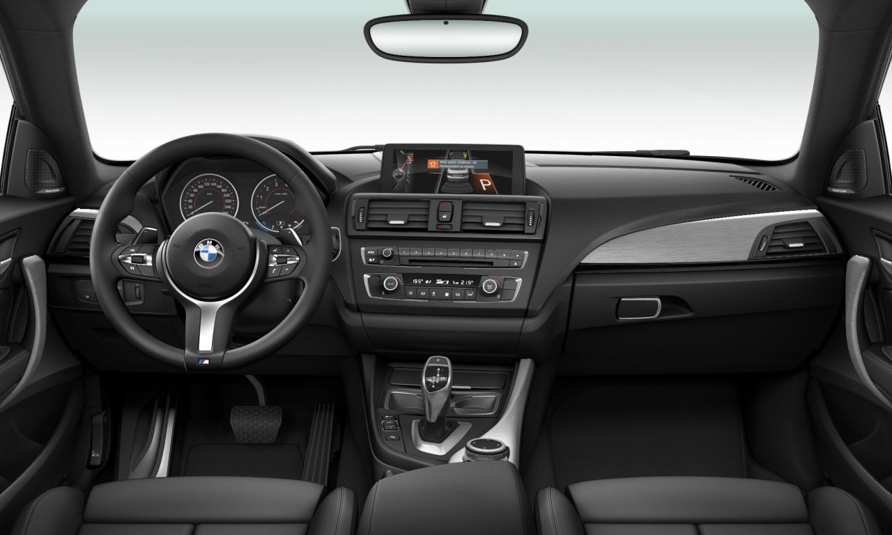 Interior of 2014 BMW M235i (F22), VIN WBA1J72040V228428