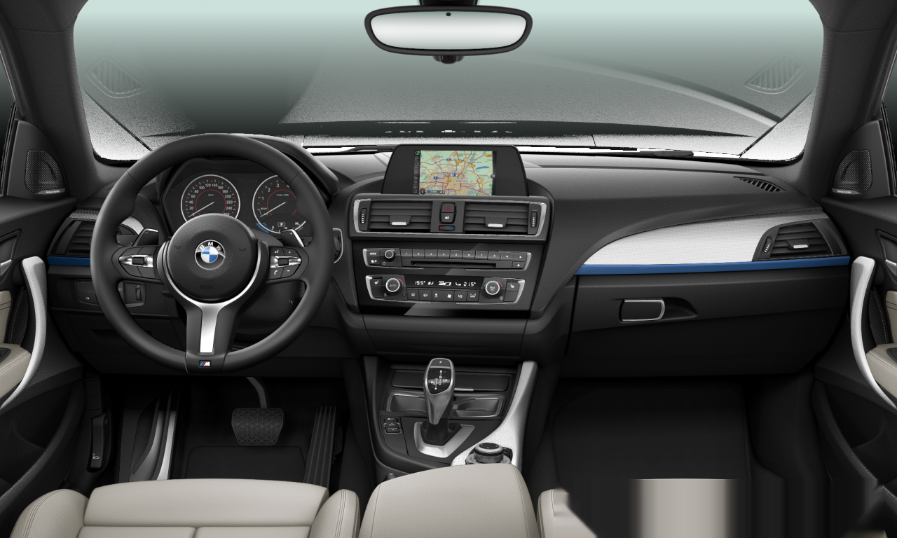 Interior of BMW M235i (F22), VIN WBA1J720X0V486212
