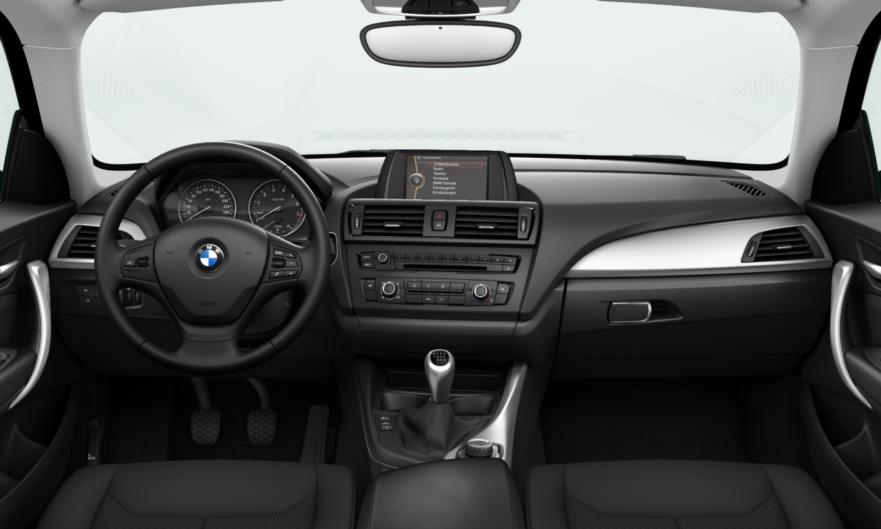 Interior of 2013 BMW 114i (F21), VIN WBA1P11040J715021
