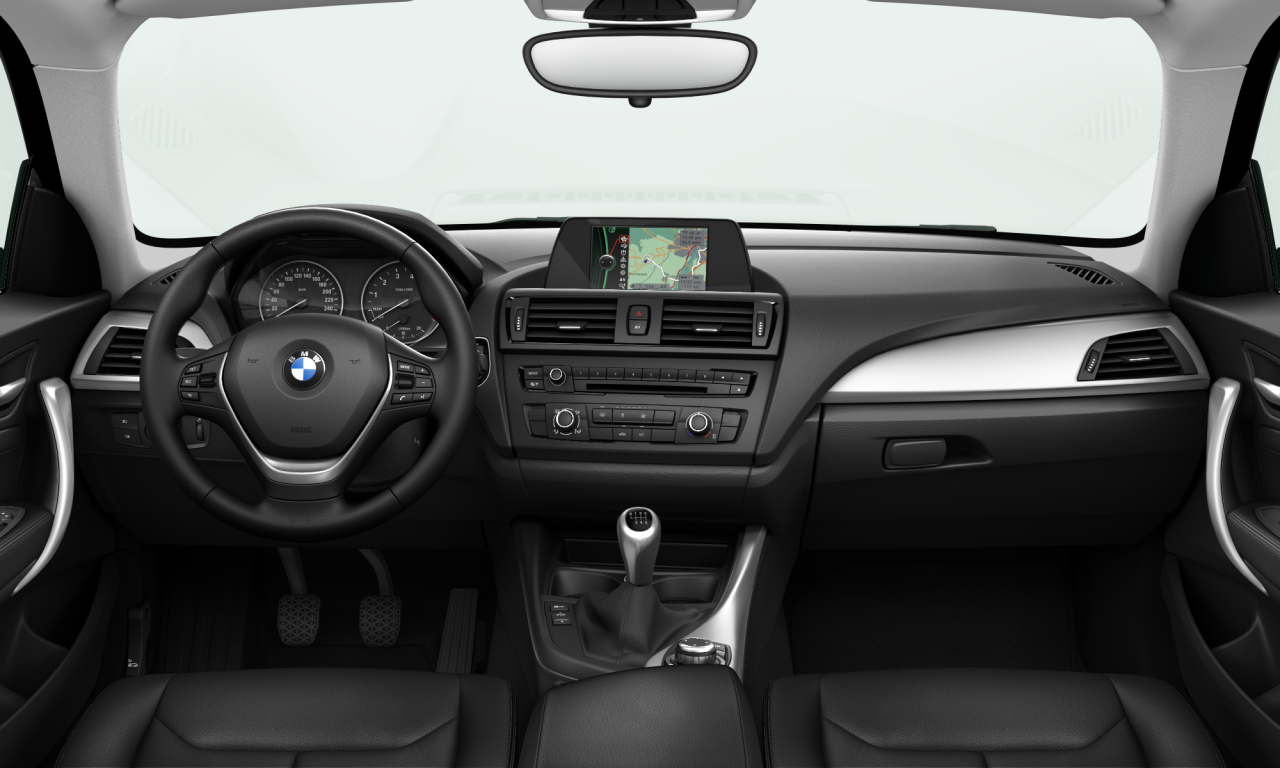 Interior of 2012 BMW 114i (F21), VIN WBA1P11050J713309