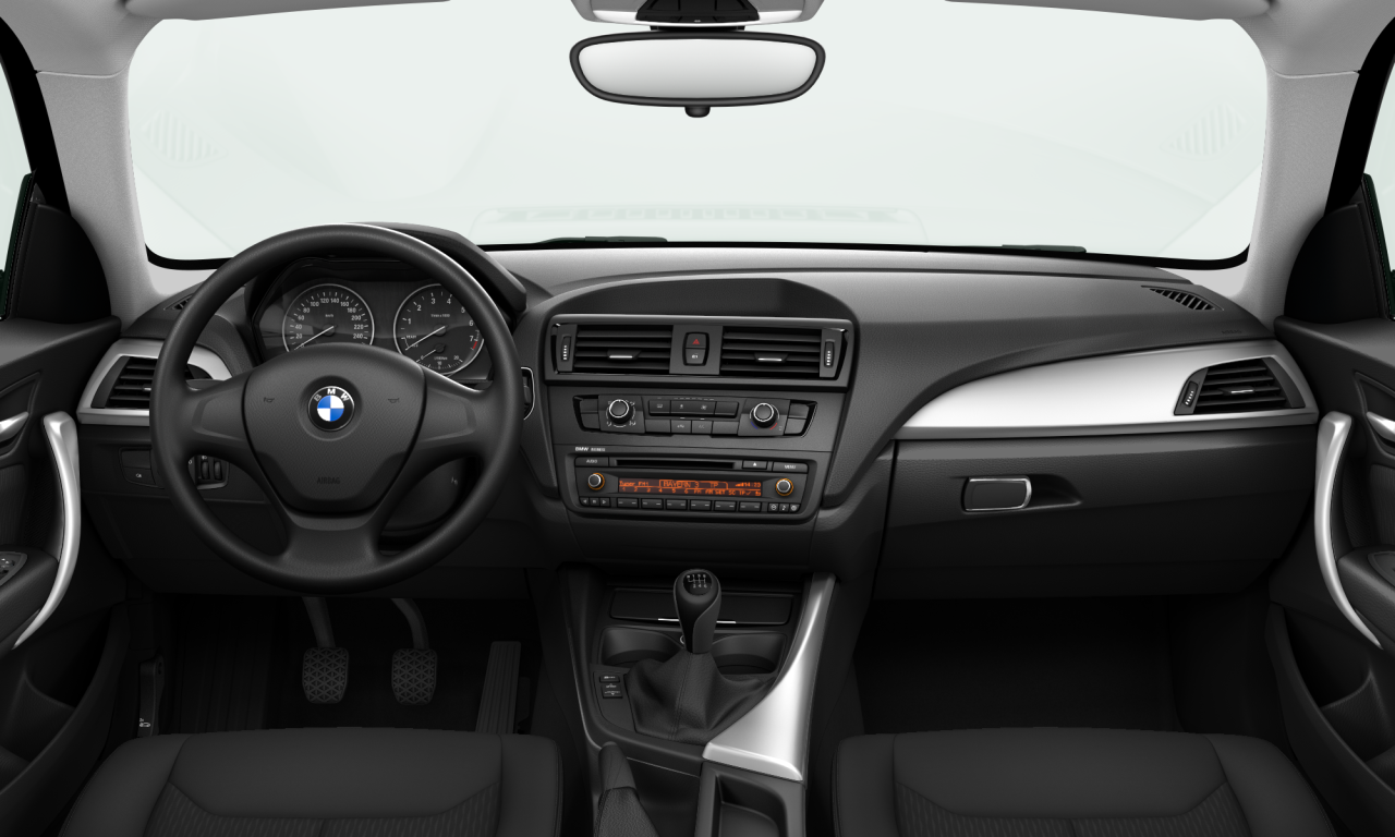 Interior of BMW 114i (F21), VIN WBA1P11060J715117
