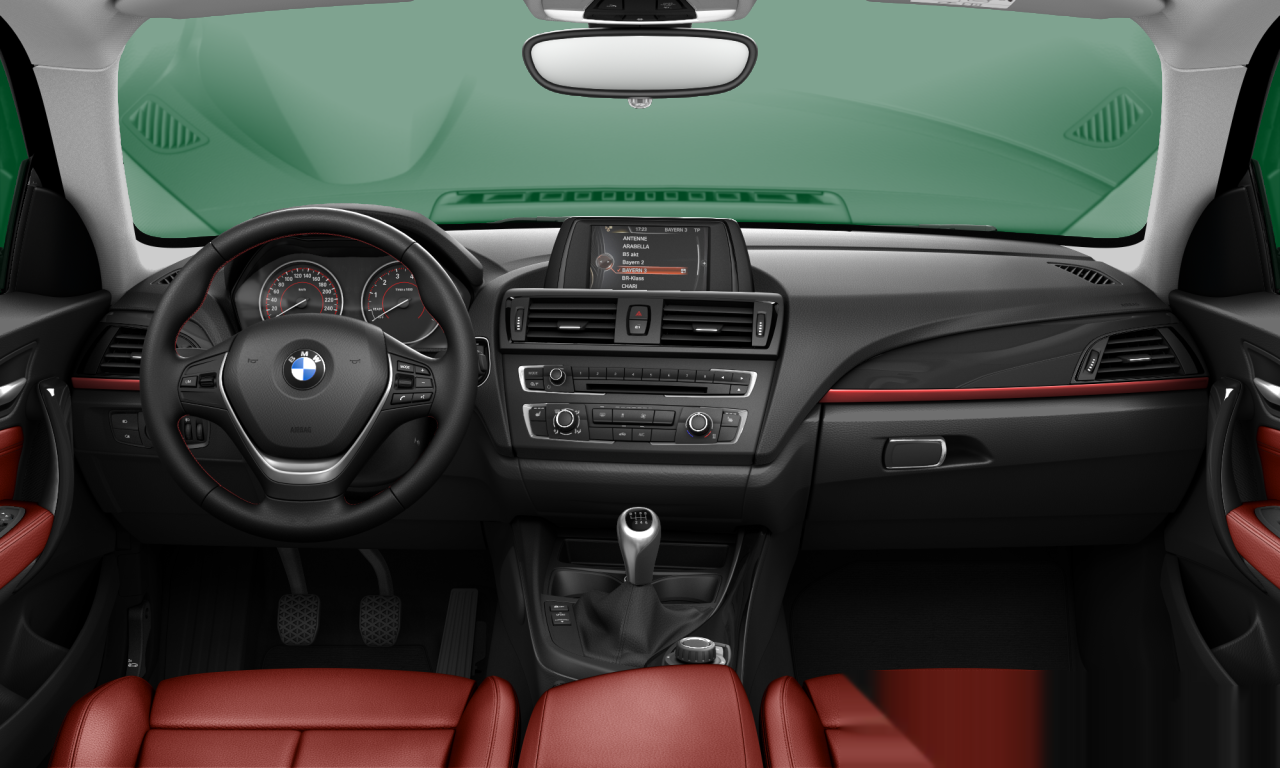 Interior of 2014 BMW 114i (F21), VIN WBA1P12000J889375