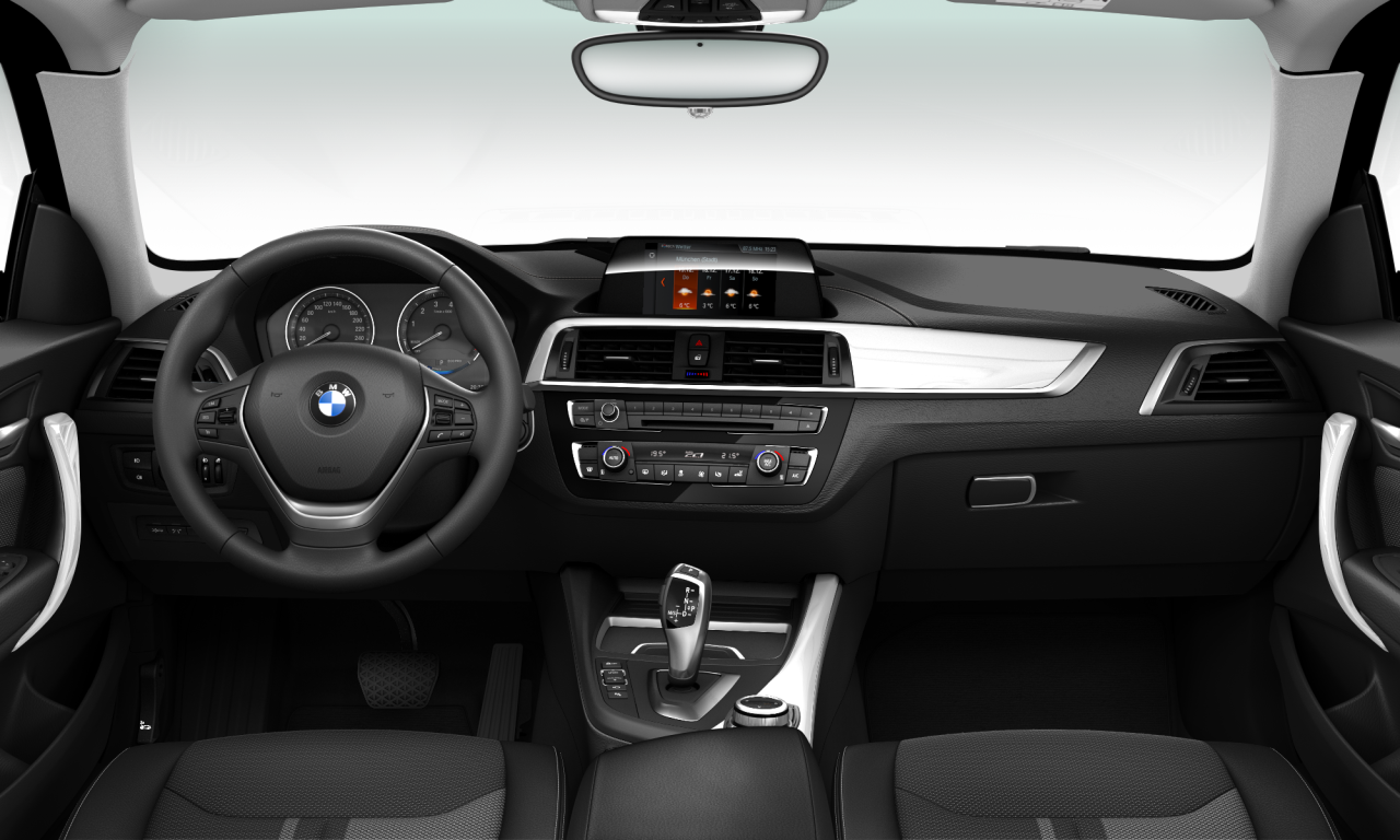 Interior of BMW 118i (F21 (MUE)), VIN WBA1P510405K41930