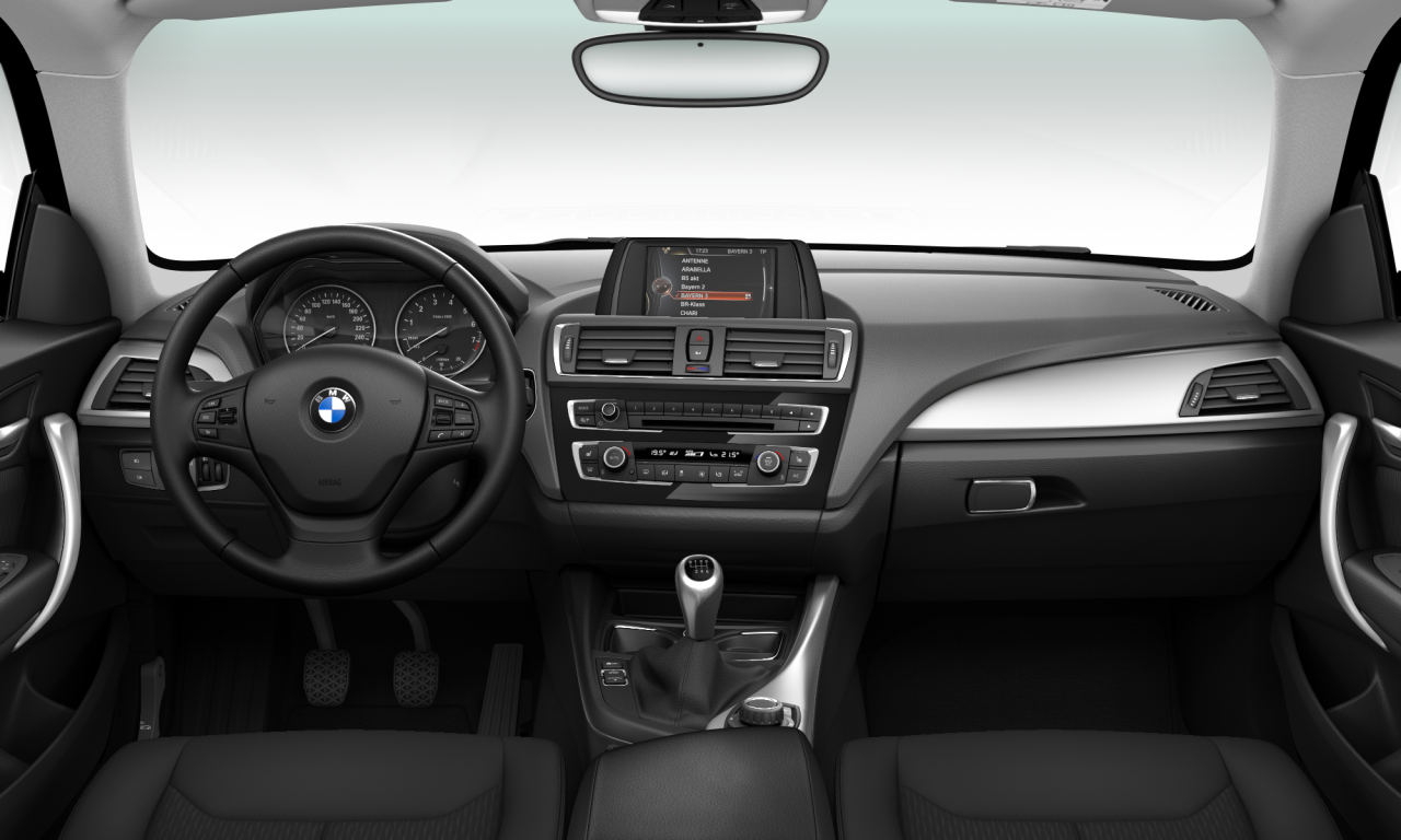 Interior of 2016 BMW 118i (F21 (MUE)), VIN WBA1P51050P764989