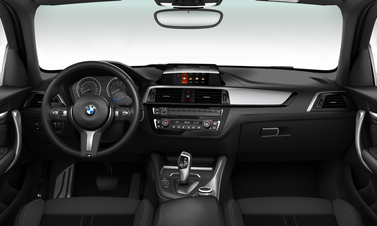 Interior of 2019 BMW 118i (F20 (MUE)), VIN WBA1R510X05N20504