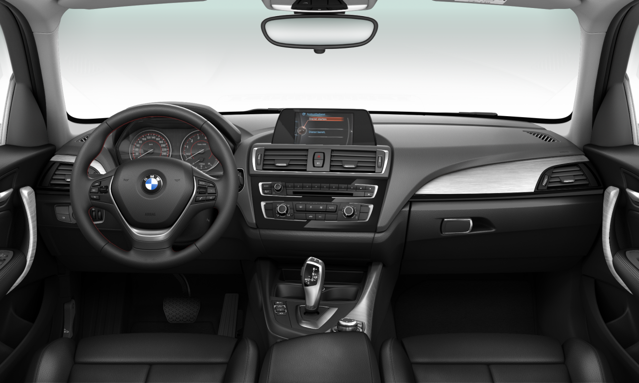 Interior of BMW 118i (F20 (MUE)), VIN WBA1R520005C68344