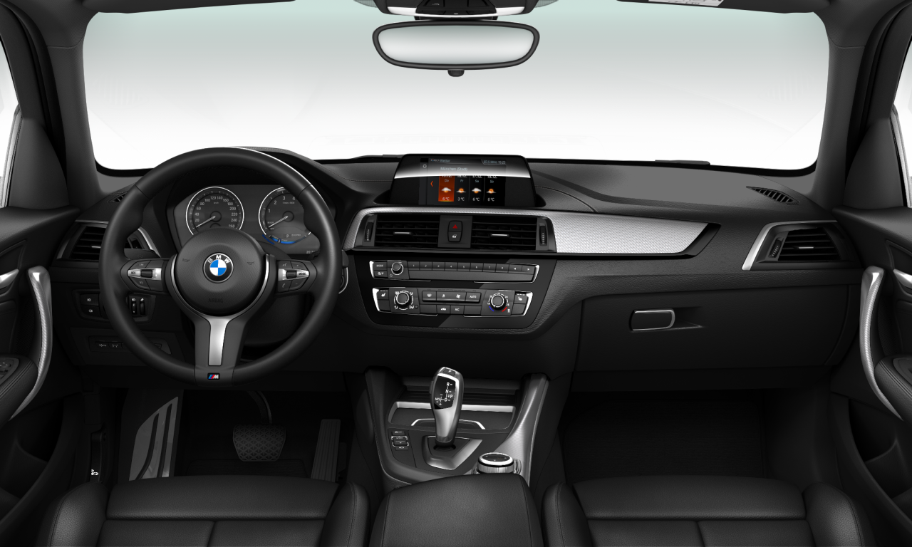 Interior of 2018 BMW 118i (F20 (MUE)), VIN WBA1R520705C81883