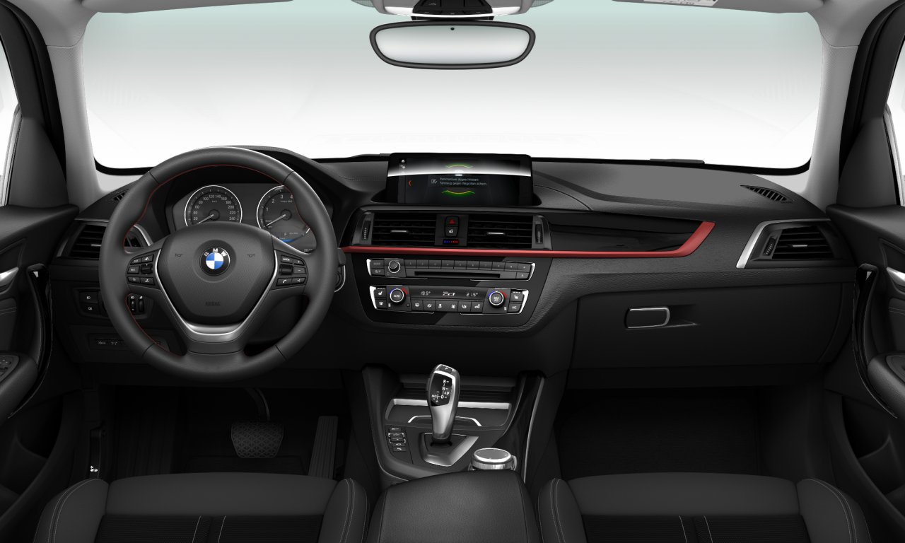 Interior of 2017 BMW 118i (F20 (MUE)), VIN WBA1R520805C79222