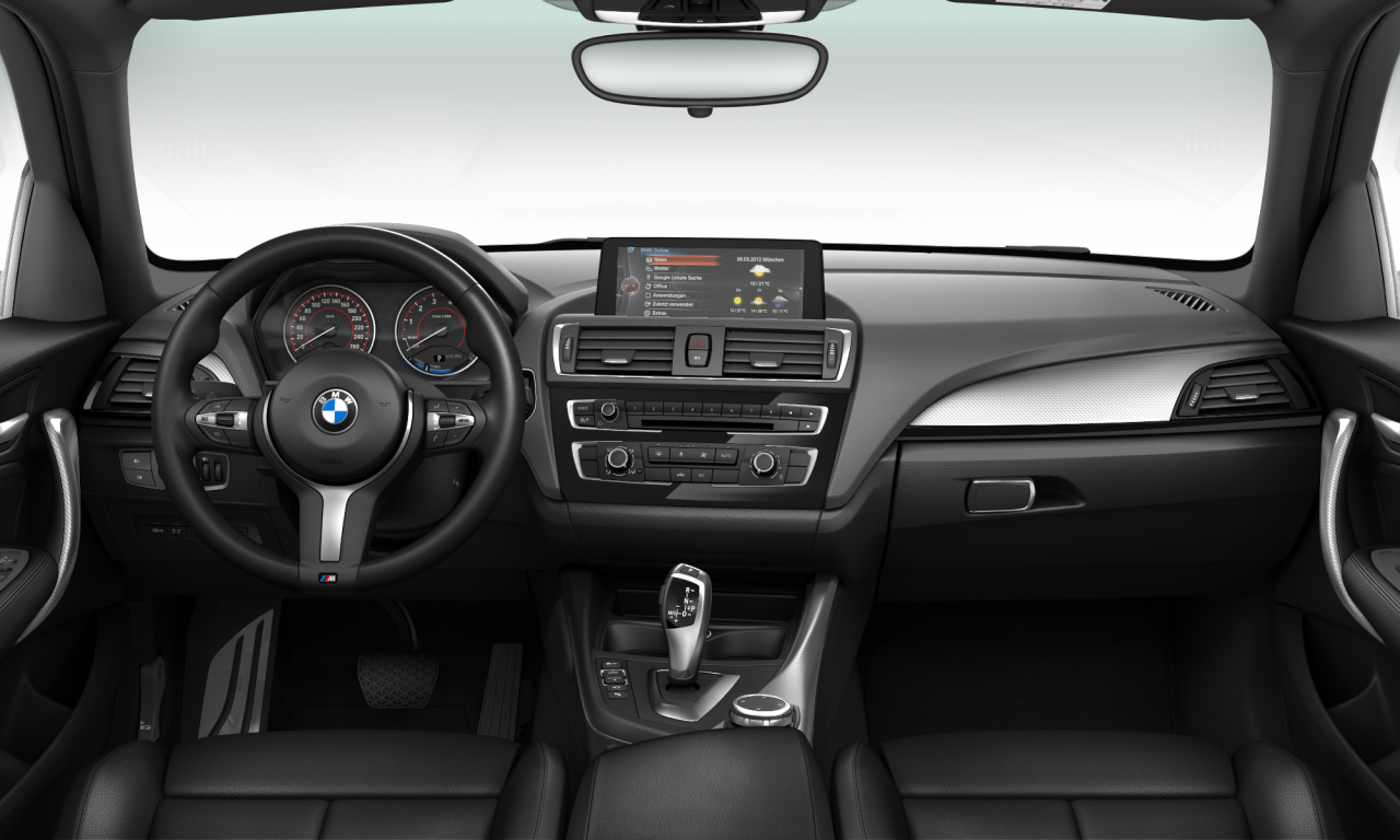 Interior of BMW 118i (F20 (MUE)), VIN WBA1R52080V266077