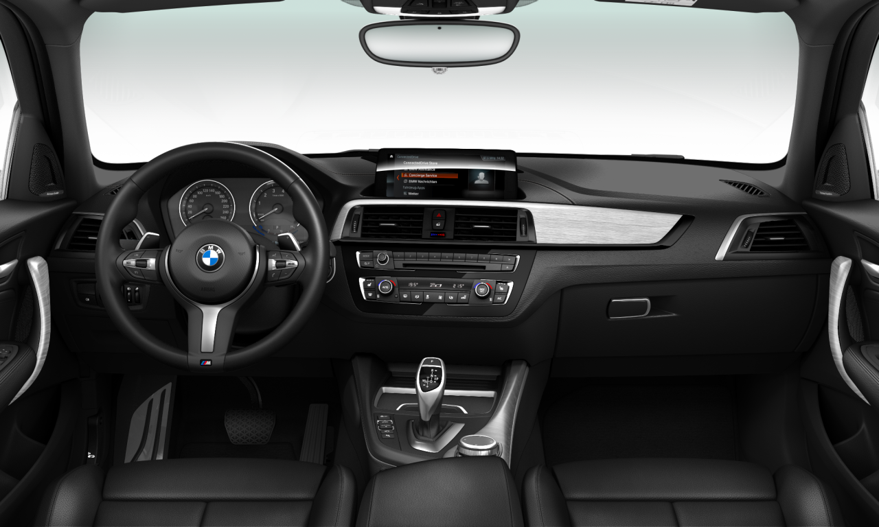 Interior of BMW M140i xDrive (F20 (MUE)), VIN WBA1R91080VA07343