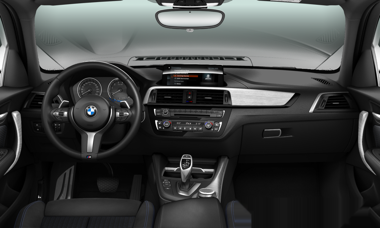 Interior of BMW 120i (F20 (MUE)), VIN WBA1S110607A52646