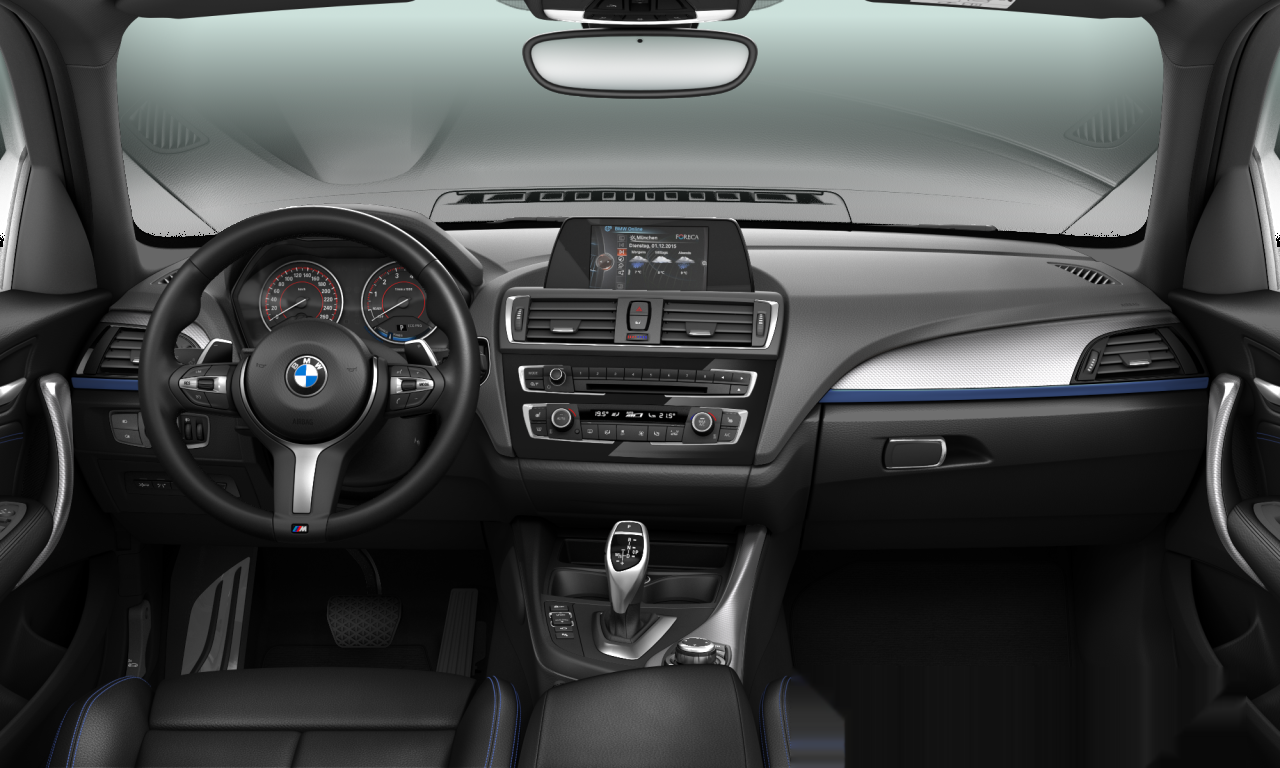 Interior of BMW 125i (F20 (MUE)), VIN WBA1S320005E77835