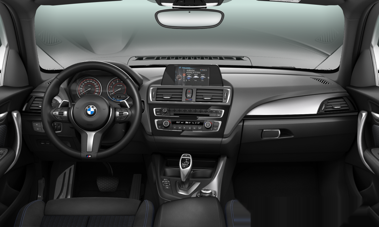 Interior of BMW 125i (F20 (MUE)), VIN WBA1S32050V801102