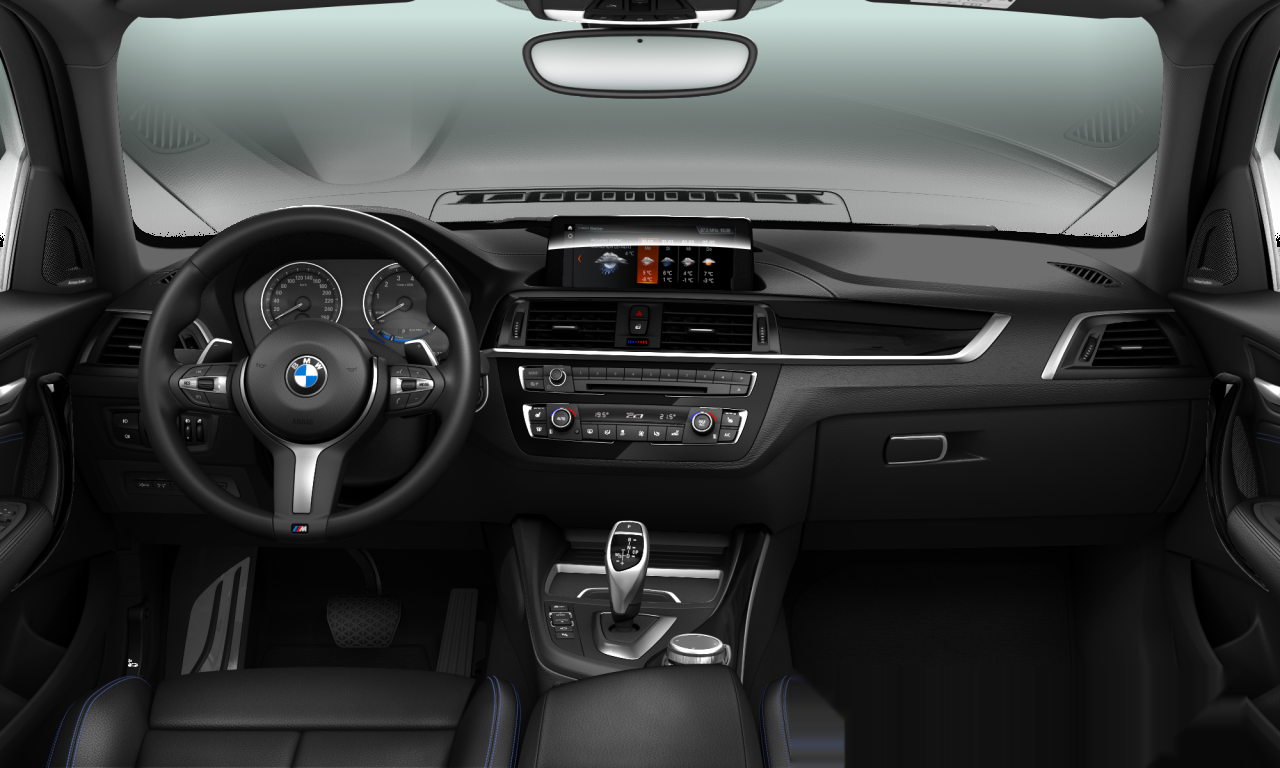 Interior of BMW 125i (F20 (MUE)), VIN WBA1S320807D67944