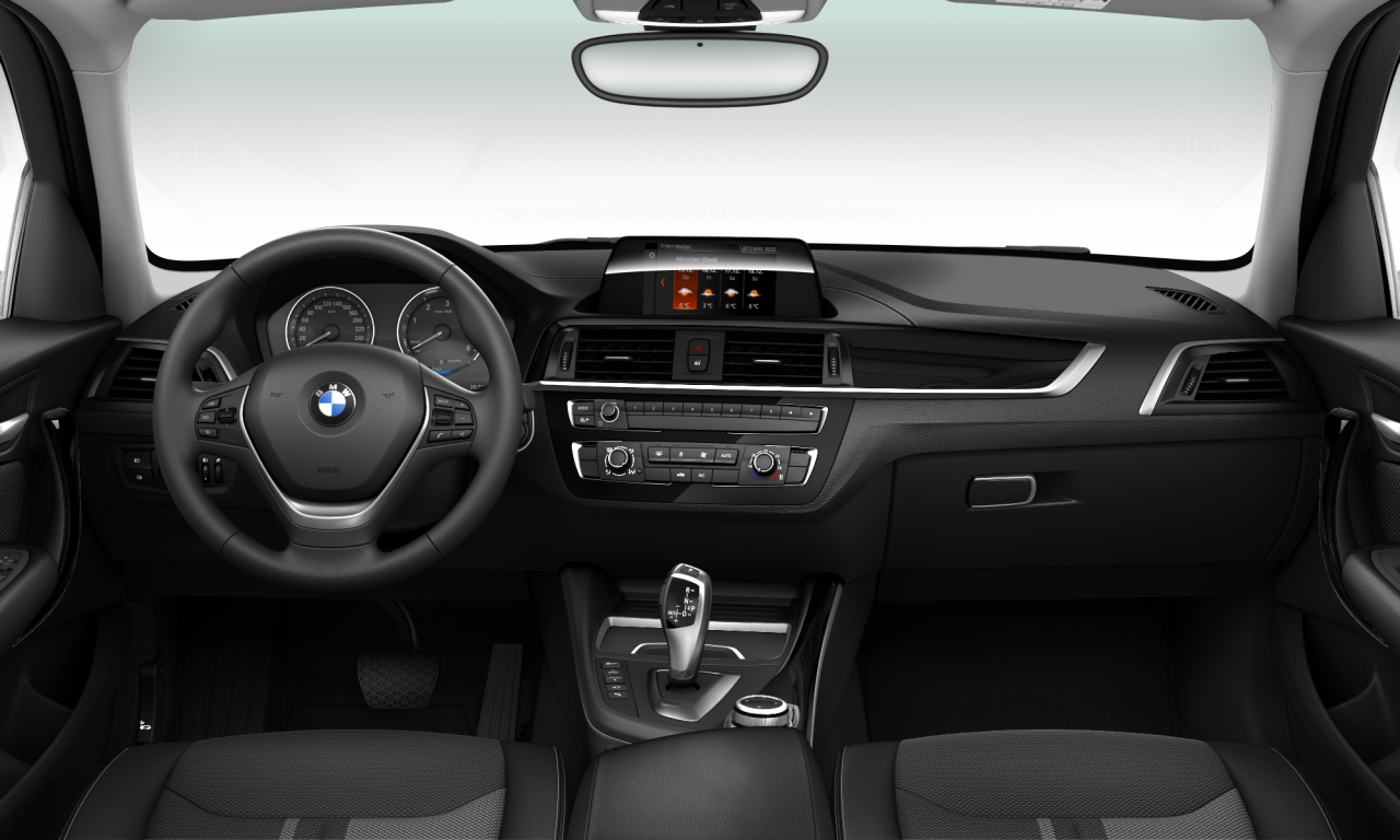 Interior of 2018 BMW 118d (F20 (MUE)), VIN WBA1S510707B66792