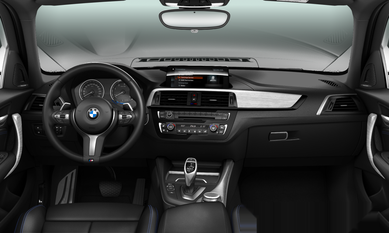 Interior of BMW 120d (F20 (MUE)), VIN WBA1S710107B62622