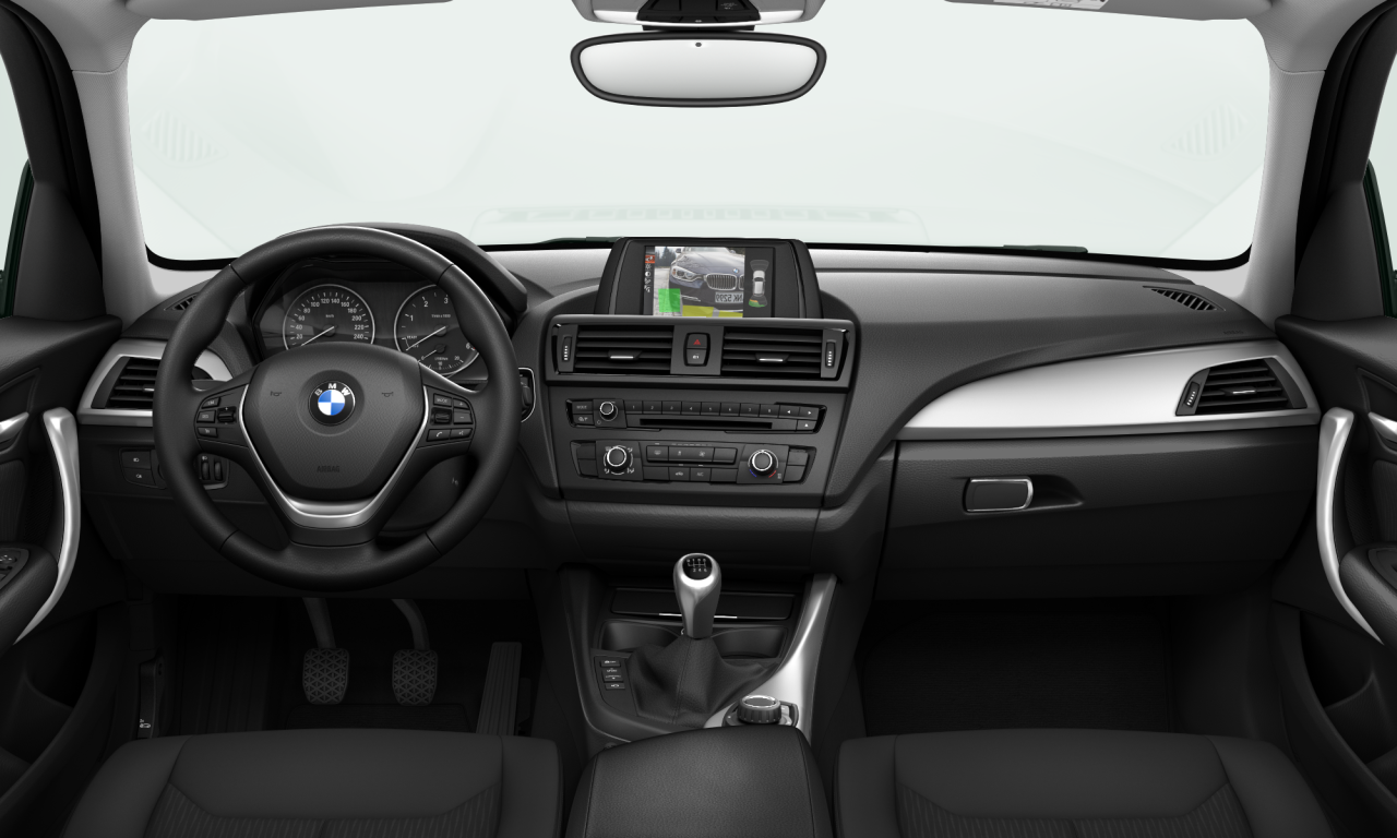 Interior of BMW 114d (F20), VIN WBA1T91080P734579