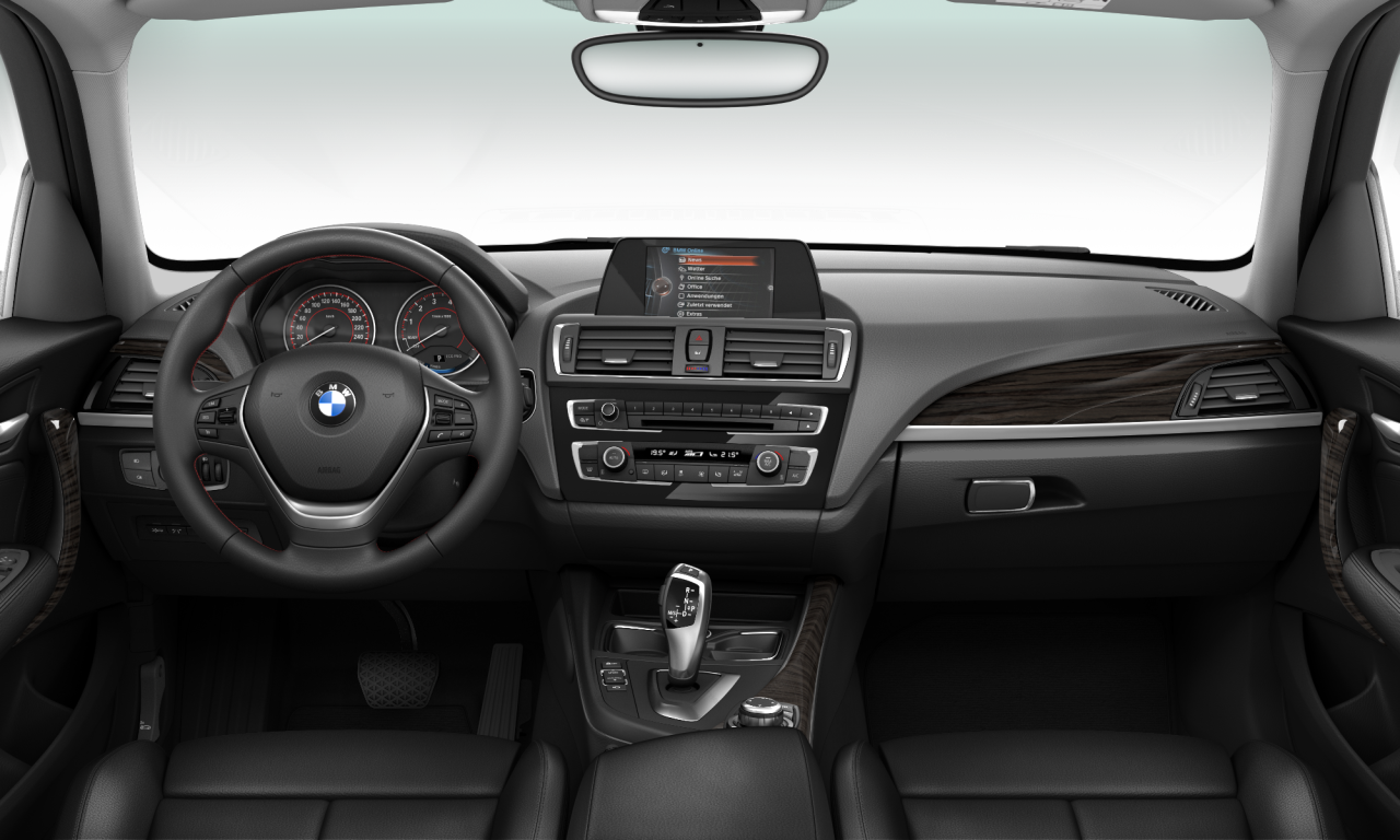Interior of BMW 120i (F20 (MUE)), VIN WBA1U720905B31347
