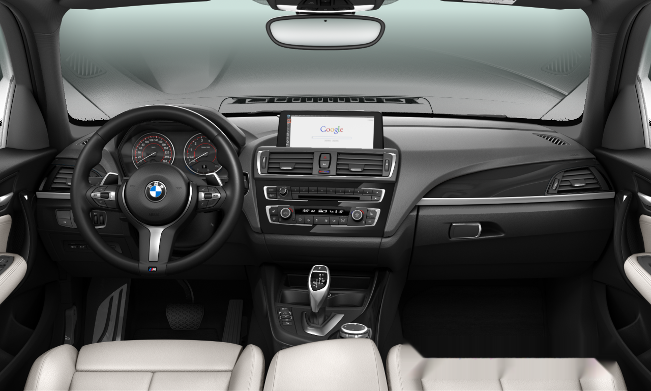 Interior of BMW M135i (F20 (MUE)), VIN WBA1V120205D81314
