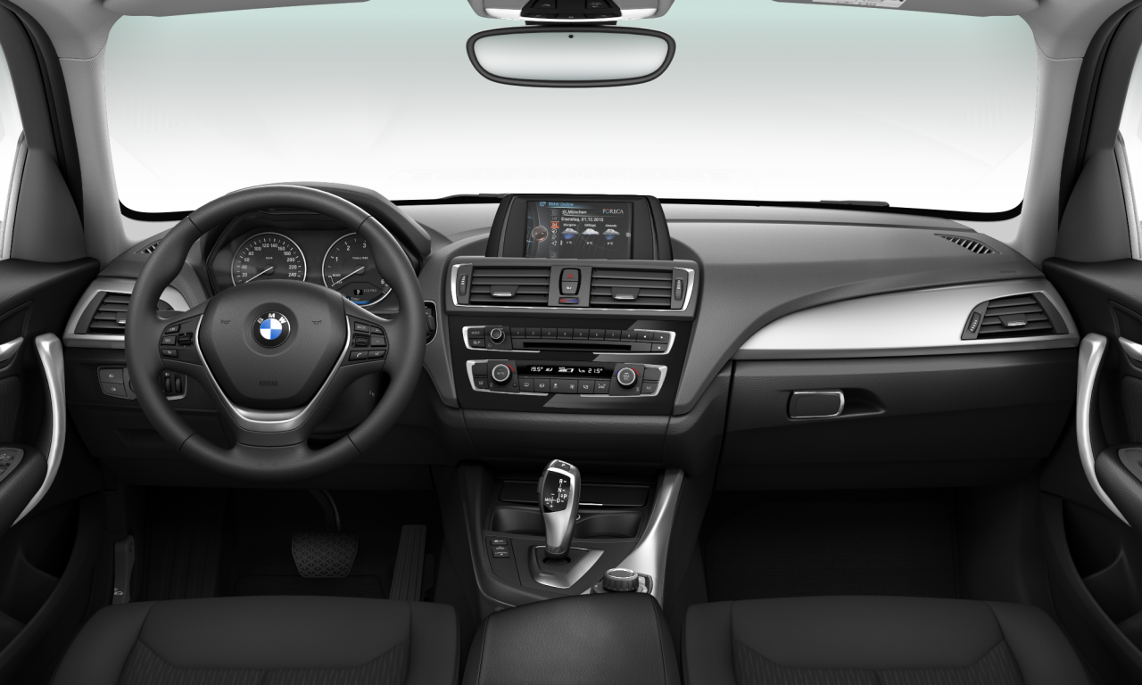 Interior of 2017 BMW 116d (F20 (MUE)), VIN WBA1V71050V823410