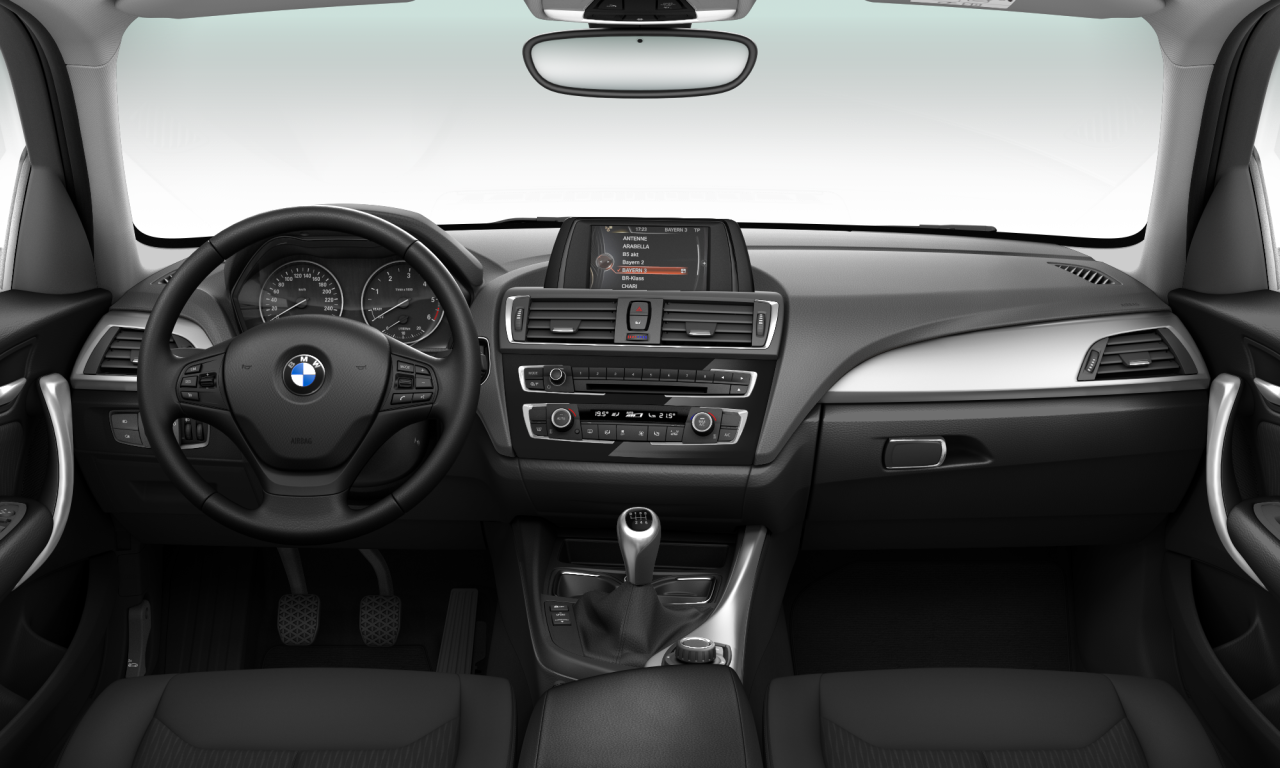Interior of BMW 116d (F20 (MUE)), VIN WBA1V71060V627928