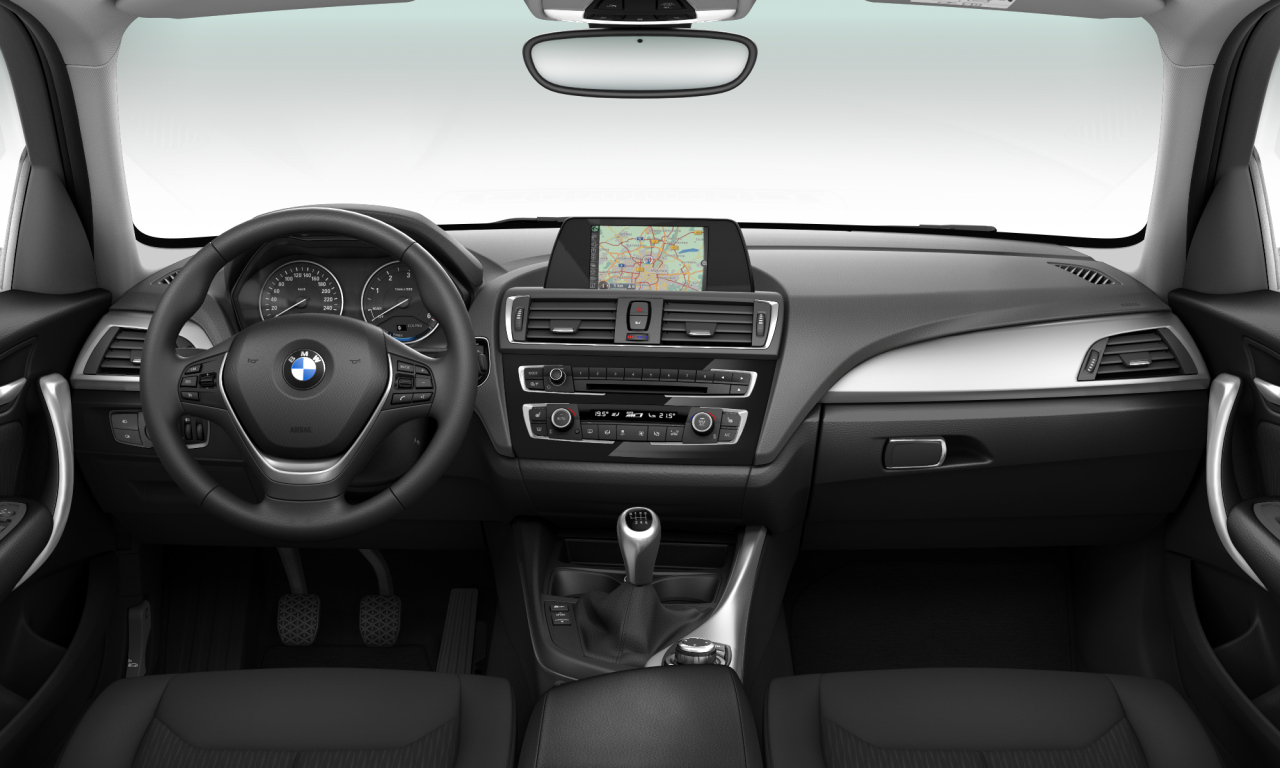 Interior of BMW 116d (F20 (MUE)), VIN WBA1V71070V829743