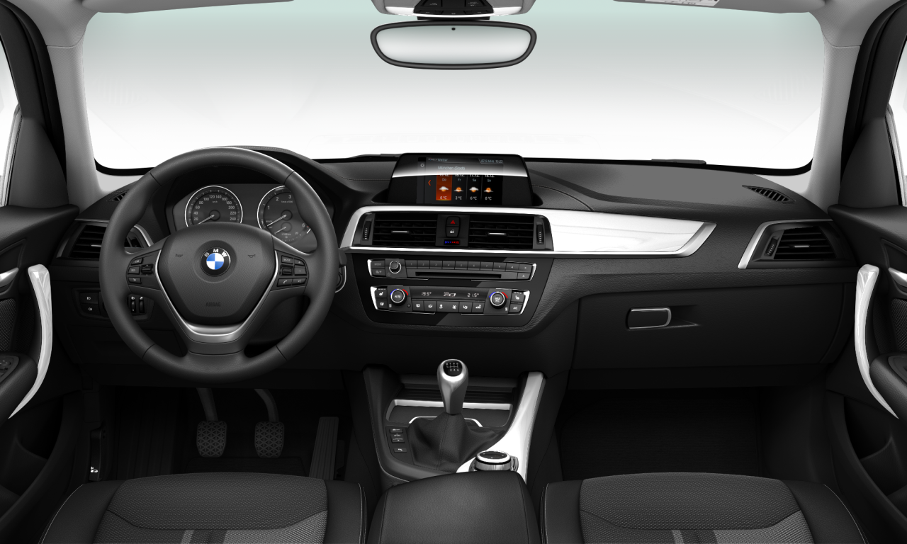 Interior of BMW 116d (F20 (MUE)), VIN WBA1V710805A65694
