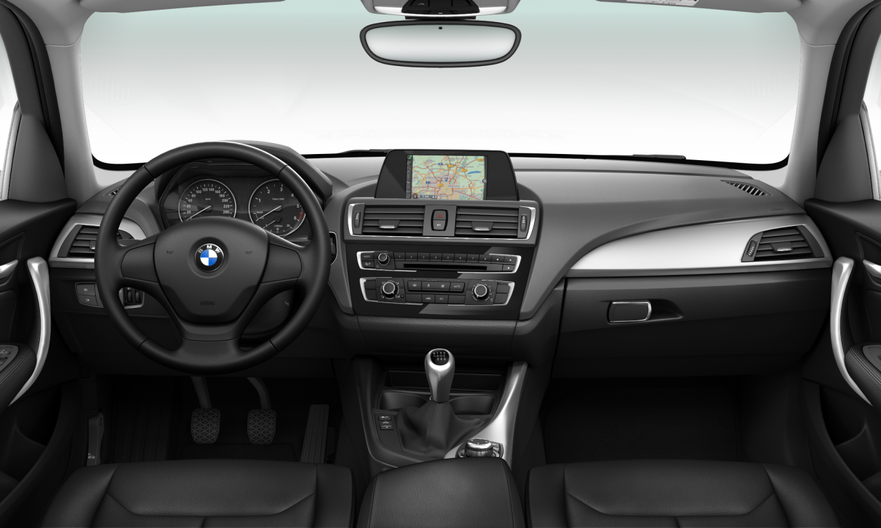 Interior of BMW 116d effdyn edition (F20 (MUE)), VIN WBA1V910905B19547