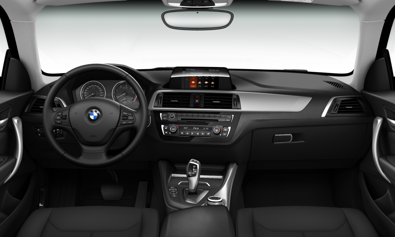 Interior of BMW 120d xDrive (F21 (MUE)), VIN WBA1X110905F93770