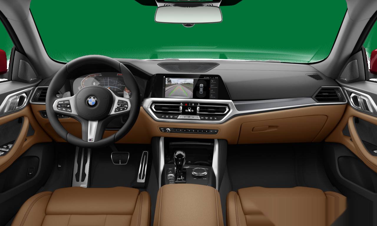 Interior of BMW 420i (G26), VIN WBA21AV0XPFP13609