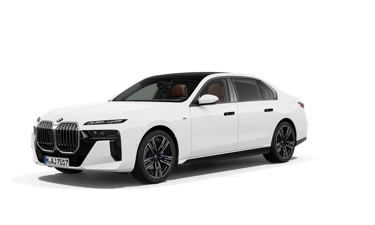 Exterior of BMW 740i (G70), VIN WBA21EH03TCV86300