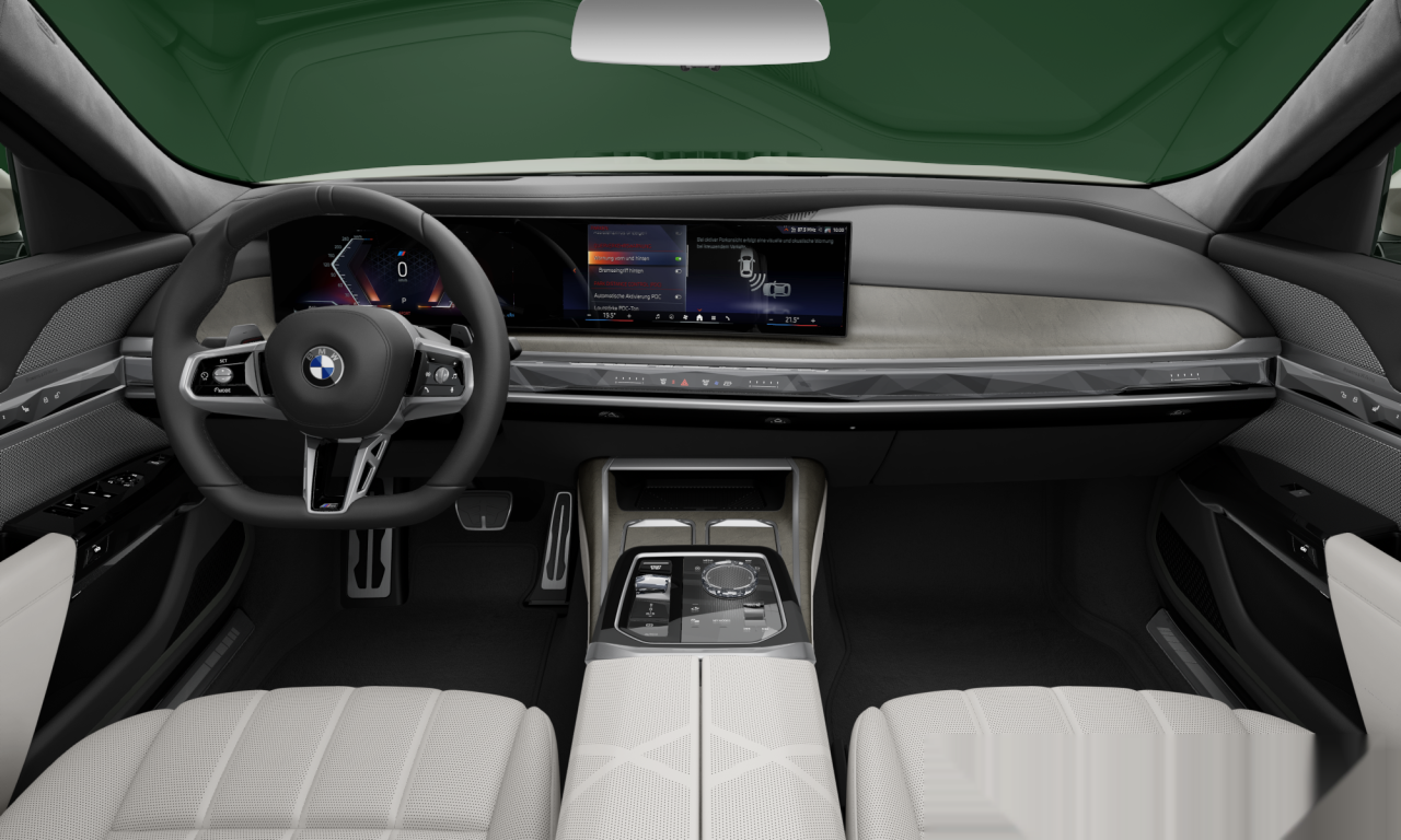 Interior of BMW 740d xDrive (G70), VIN WBA21EJ010CR17395