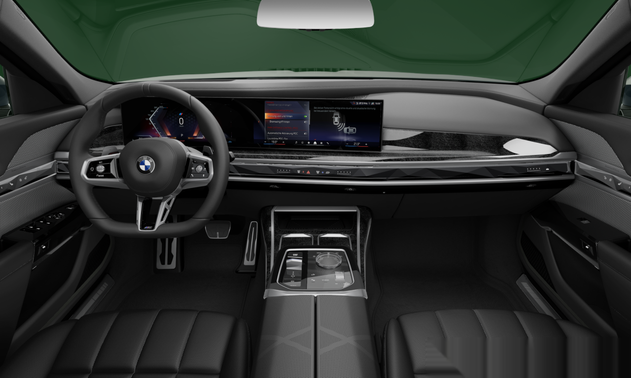 Interior of BMW 740d xDrive (G70), VIN WBA21EJ020CP05167