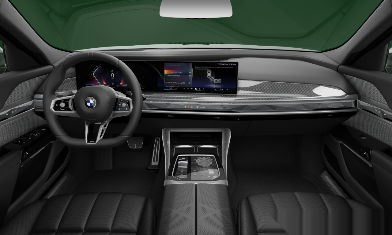 Interior of BMW 740d xDrive (G70), VIN WBA21EJ020CU57471